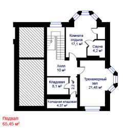 Цокольный этаж дома КП 328-3